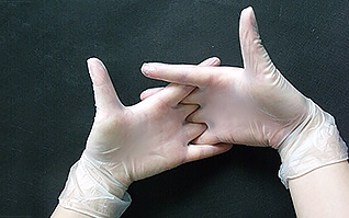 一次性pvc醫(yī)療手套280mm