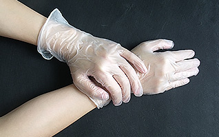 一次性無粉pvc手套12寸280mm